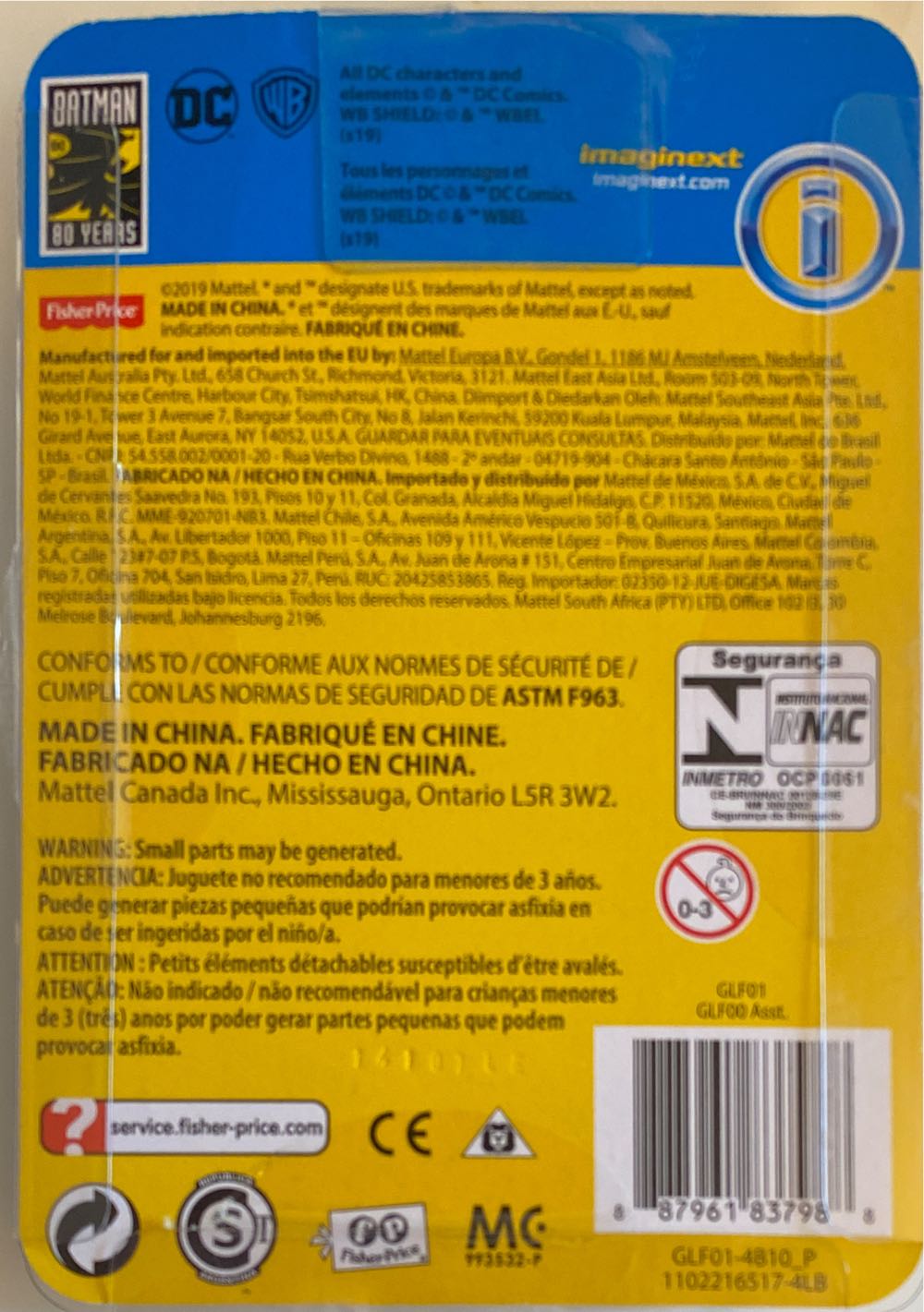 Imaginext Dc Detective Batman #01 Detective Comic - Mattel Imaginext (DC Super Friends) action figure collectible [Barcode 887961837988] - Main Image 2