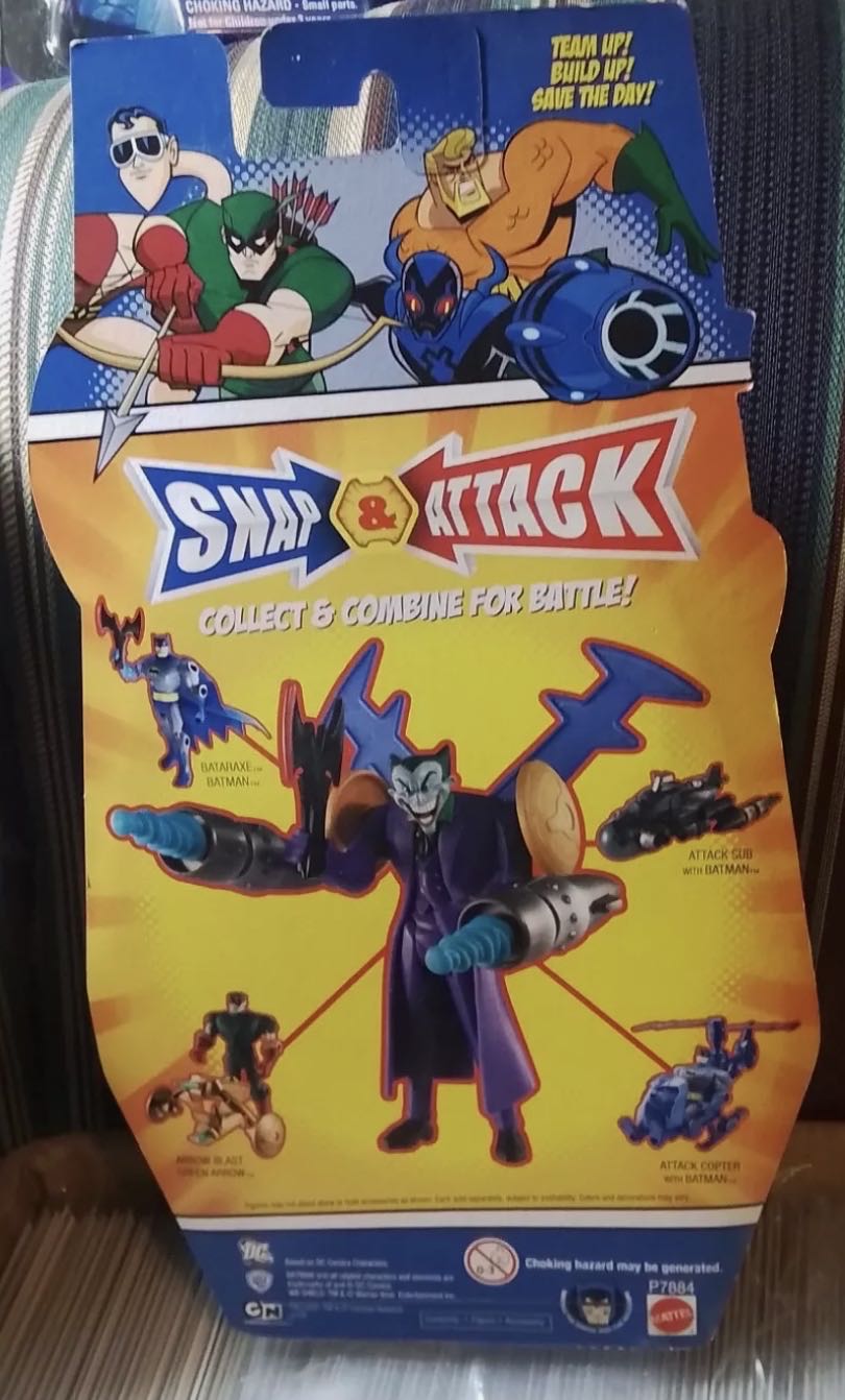 Batman The Brave And The Bold Pop Gun Joker - Mattel (Batman Animated Series) action figure collectible [Barcode 027084769654] - Main Image 2