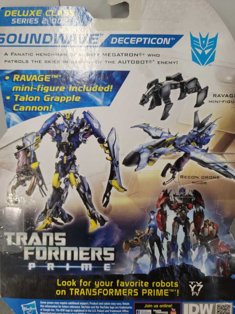 Soundwave With Ravage Carded - Hasbro (Prime Beast Hunters) action figure collectible - Main Image 4