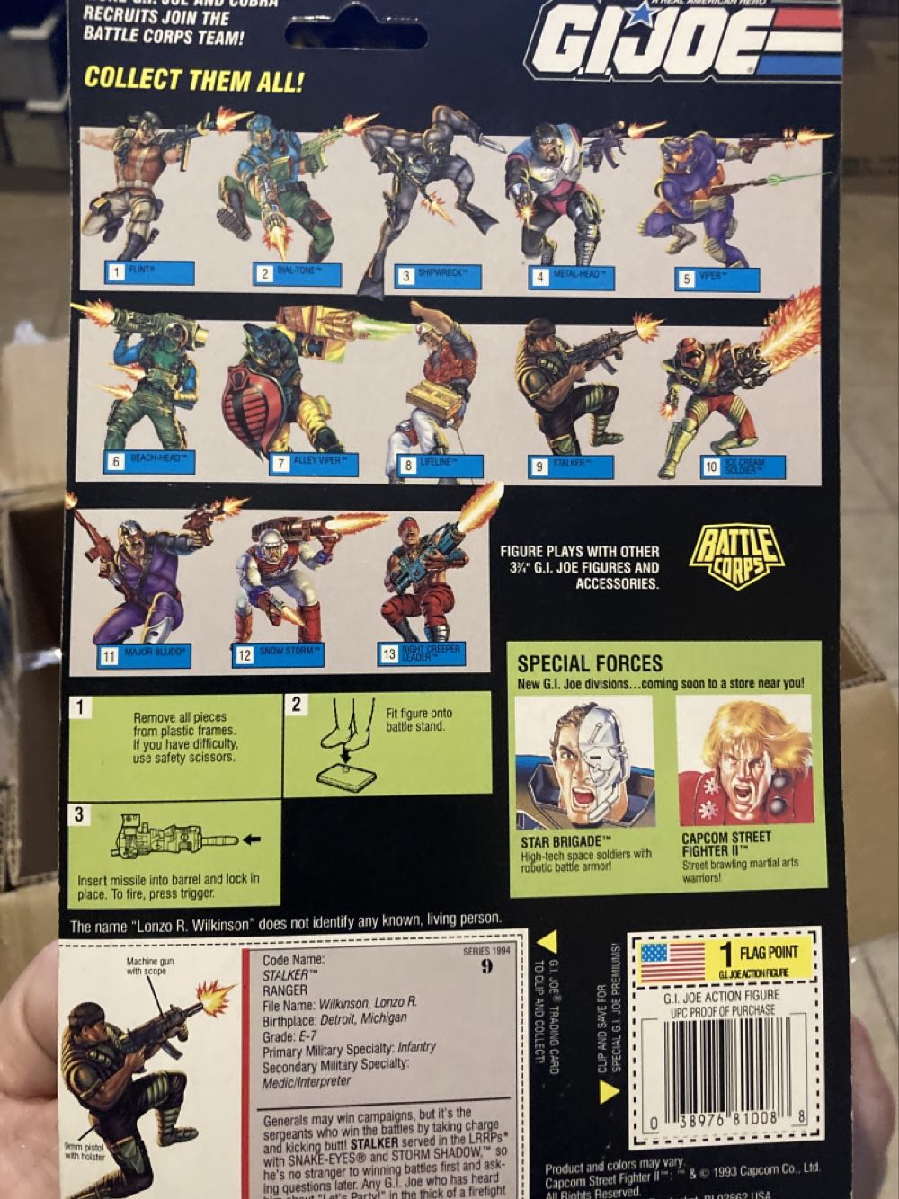 GI Joe Battle Corps Stalker [v5] - Hasbro (G.I. Joe: A Real American Hero: Battle Corps) action figure collectible [Barcode 038976810088] - Main Image 2