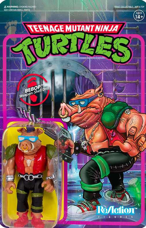 Super7 TMNT “Bebop”  action figure collectible - Main Image 1