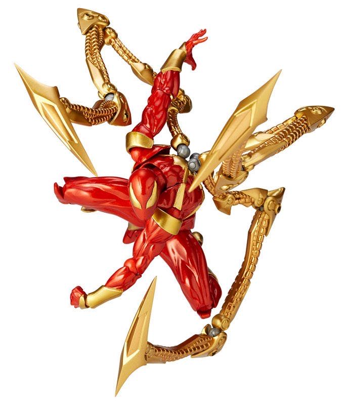 Iron Spider - Kaiyodo (Amazing Yamaguchi Revoltech Action Figure) action figure collectible [Barcode 4537807013293] - Main Image 2