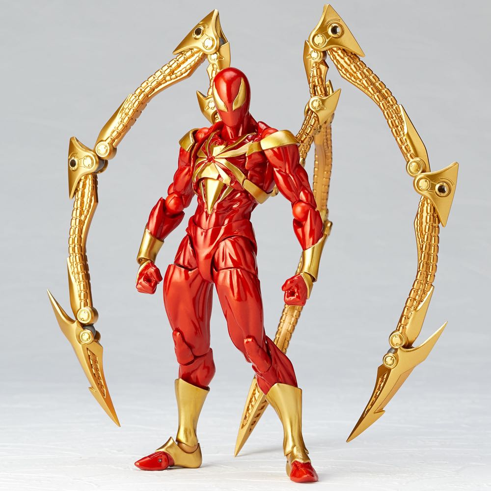 Iron Spider - Kaiyodo (Amazing Yamaguchi Revoltech Action Figure) action figure collectible [Barcode 4537807013293] - Main Image 3
