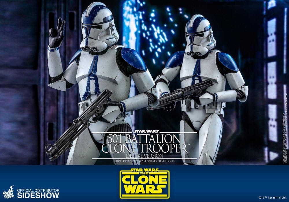 Clone Trooper (501st Deluxe) - Hot Toys (Star Wars The Clone Wars) action figure collectible [Barcode 4895228606082] - Main Image 3