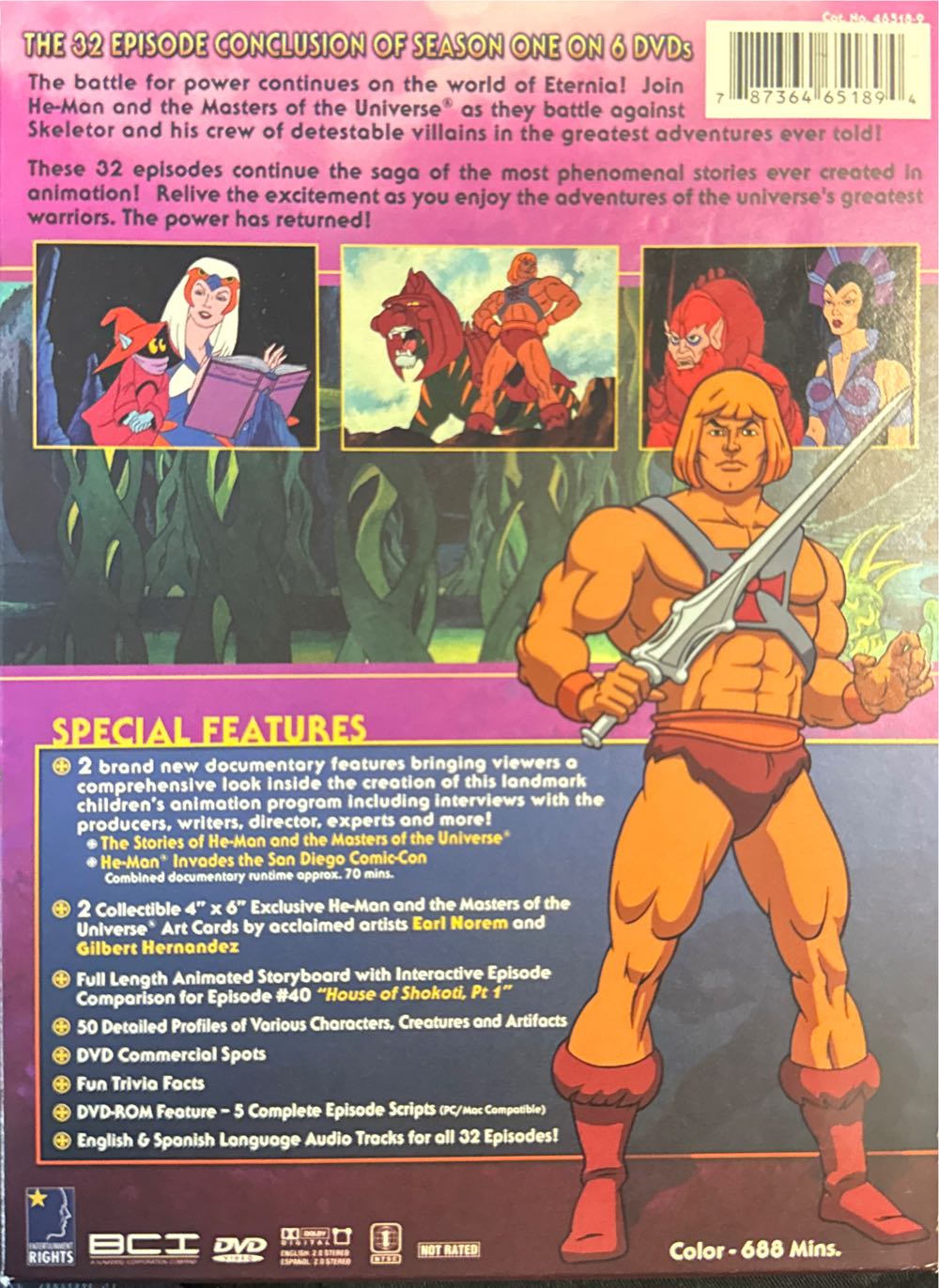 He-man And The Masters Of The Universe Season One Vol. 2  action figure collectible [Barcode 787364651894] - Main Image 2