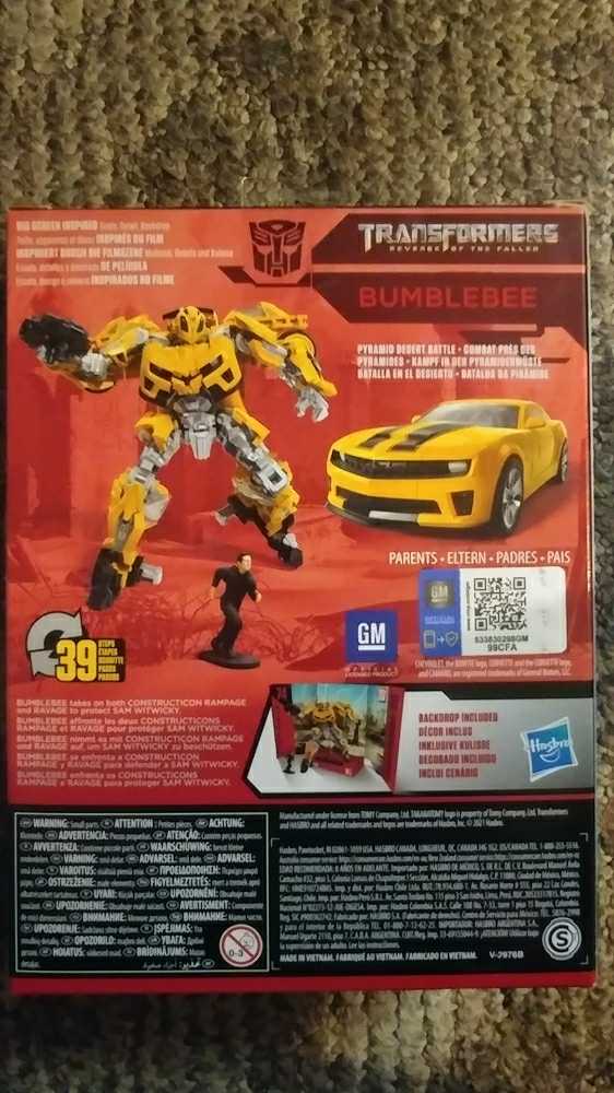 Transformers Studio Series Bumblebee 74 Revenge Of The Fallen - Hasbro / Takara Tomy (Transformers Studio Series: Transformers: Revenge Of The Fallen) action figure collectible [Barcode 630509991082] - Main Image 2