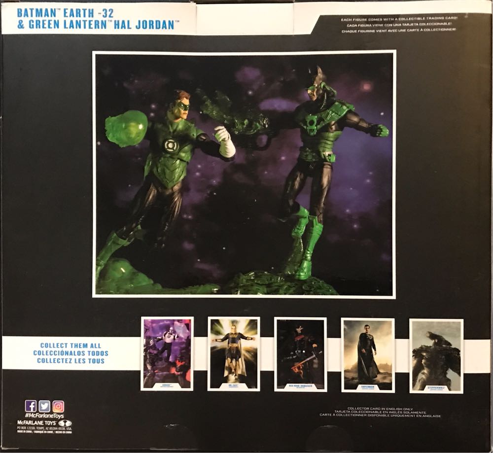 Batman Earth -32 & Green Lantern Hal Jordan - McFarlane Toys (DC Multiverse: Dark Nights Metal) action figure collectible [Barcode 787926154542] - Main Image 2