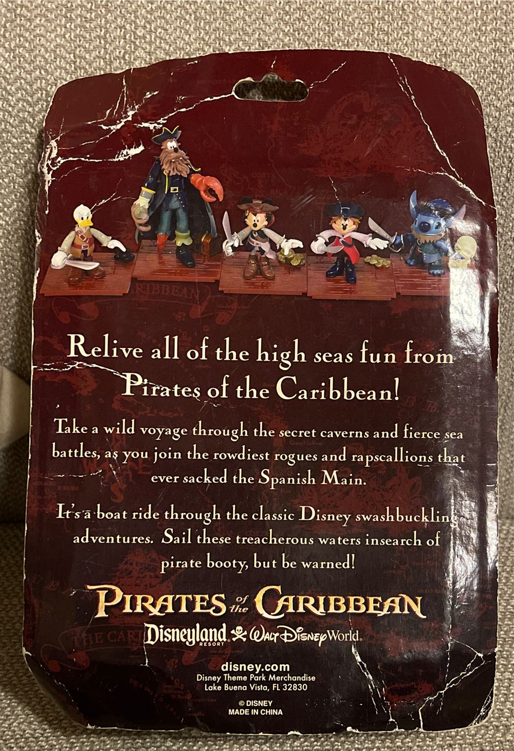 Pirates Of The Caribbean - Stitch As Captain Barbossa  action figure collectible - Main Image 2