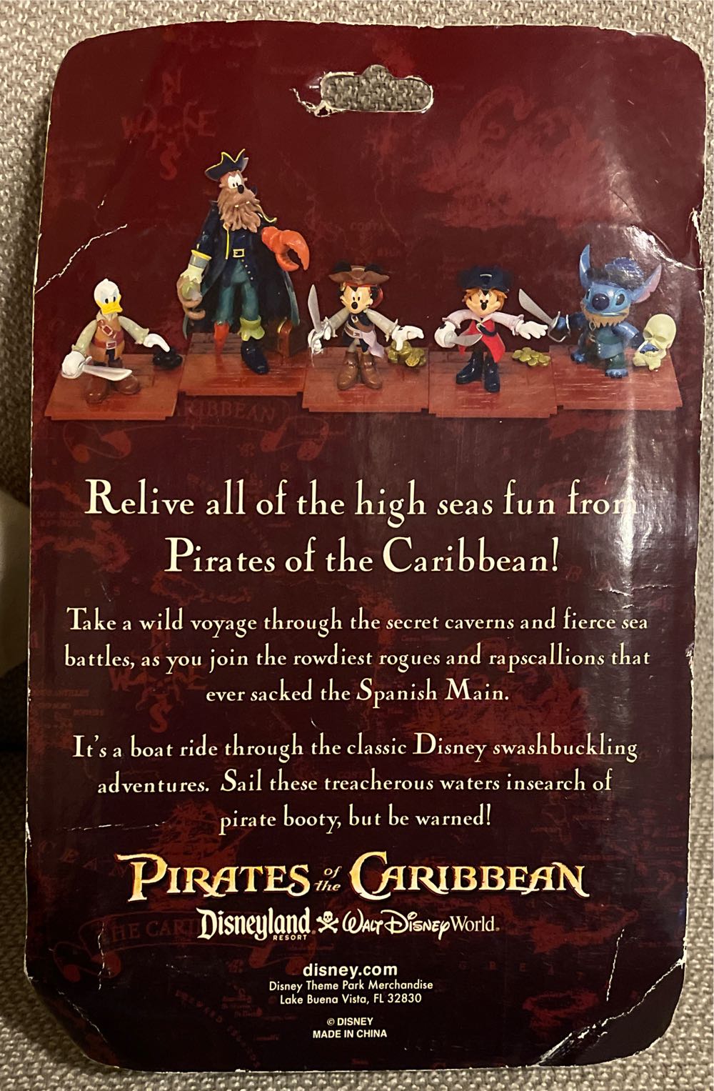 Pirates Of The Caribbean - Mickey Mouse As Captain Jack Sparrow  action figure collectible - Main Image 2