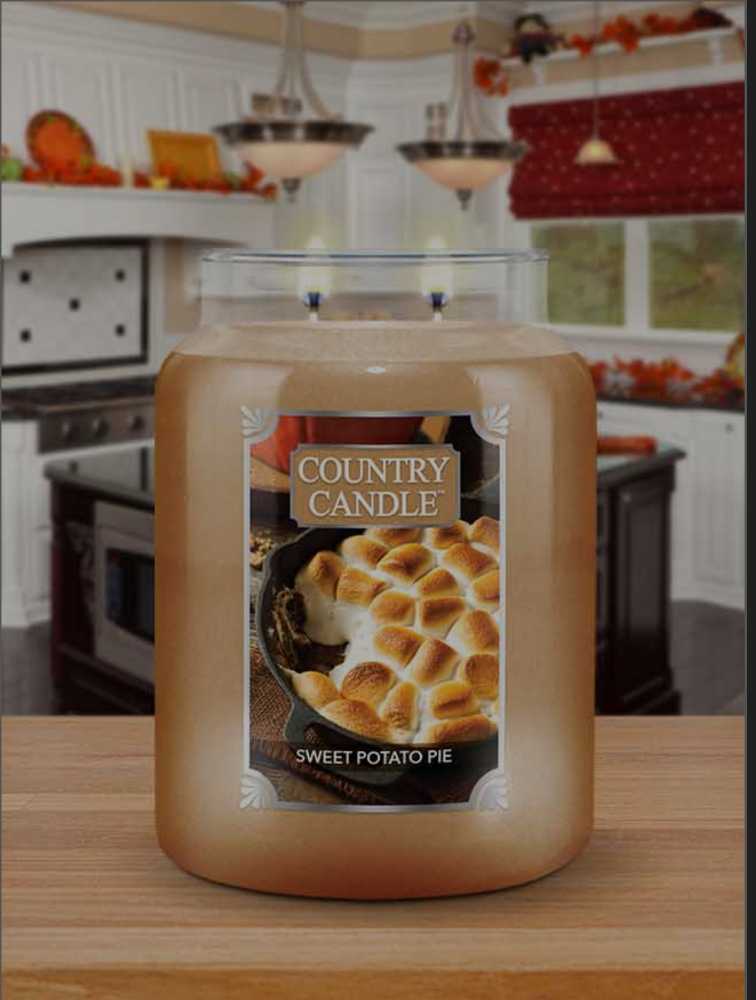 CANDLE: Thanksgiving Country Candle Sweet Potato Pie 2021 Kringle  - Kringle Candle (Thanksgiving Candles) action figure collectible - Main Image 4