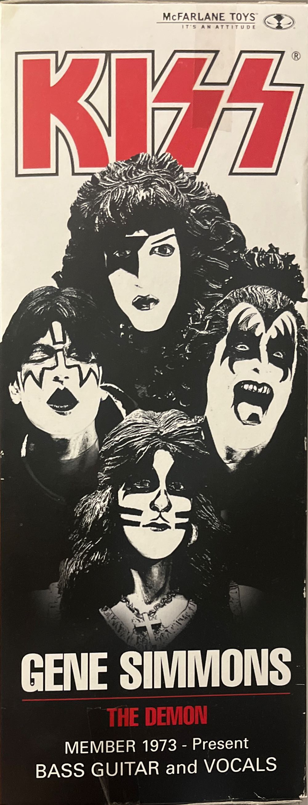 Kiss Mcfarlane Kiss: Gene Simmons The Demon - McFarlane Toys (KISS rock band, Gene Simmons Demon character, music memorabilia) action figure collectible [Barcode 787926122619] - Main Image 3