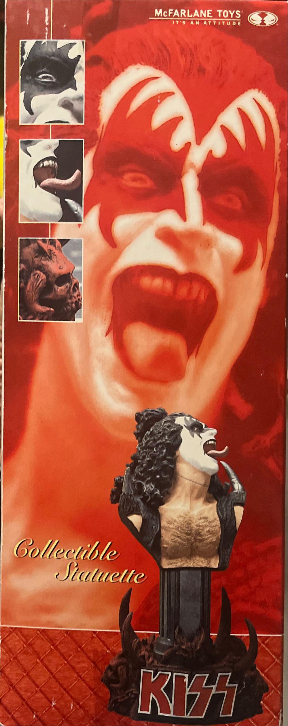 Kiss Mcfarlane Kiss: Gene Simmons The Demon - McFarlane Toys (KISS rock band, Gene Simmons Demon character, music memorabilia) action figure collectible [Barcode 787926122619] - Main Image 4