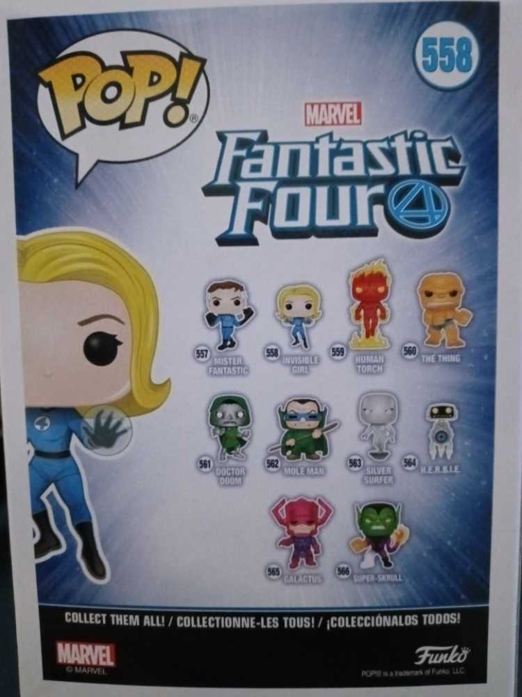 Invisible Girl #558 - Funko (Fantastic Four) (Fantastic Four) action figure collectible [Barcode 889698449861] - Main Image 3