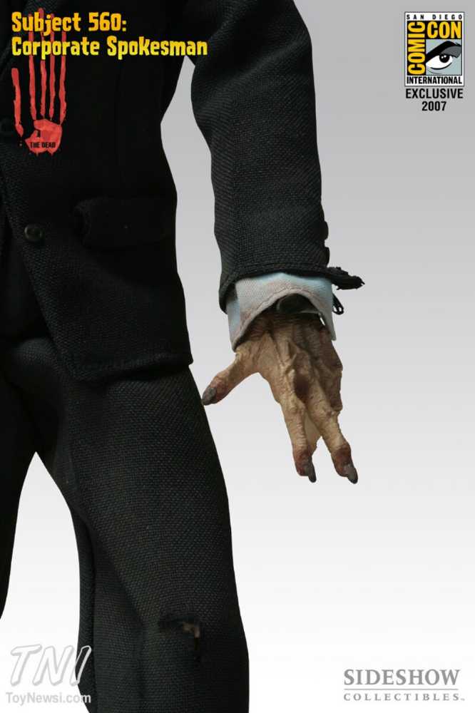 sideshow the dead subject 560  action figure collectible - Main Image 1