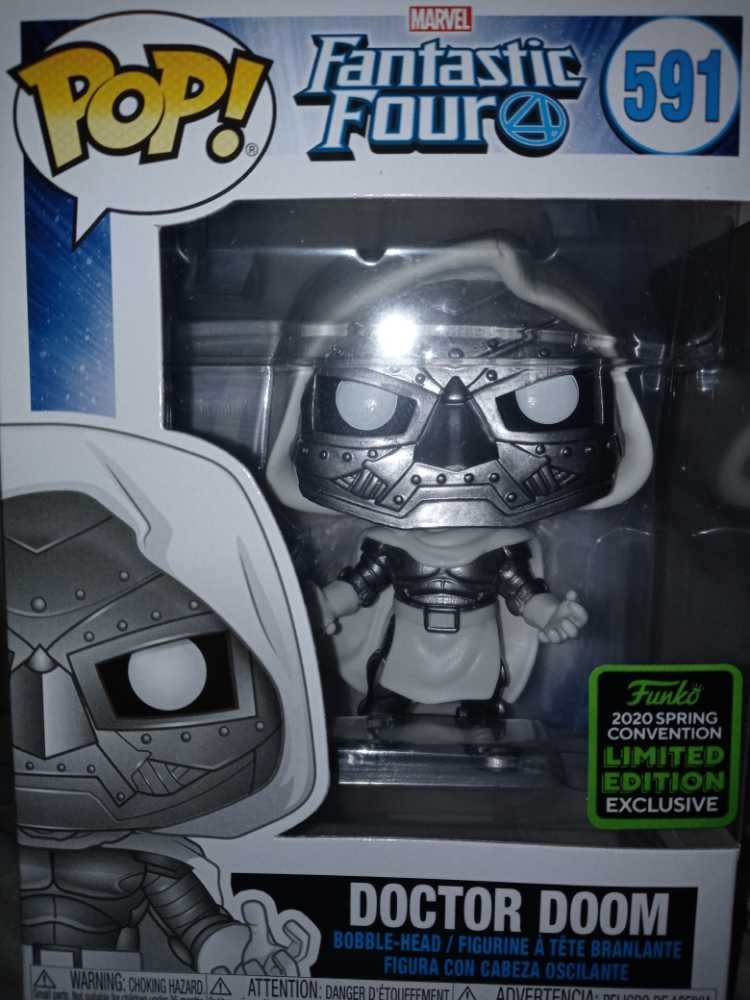 Doctor Doom (Fantastic Four) 591 Limited Edition FunSide/ Spring Convention 2020 - Funko (Fantastic Four) (Fantastic Four) action figure collectible [Barcode 889698459136] - Main Image 2
