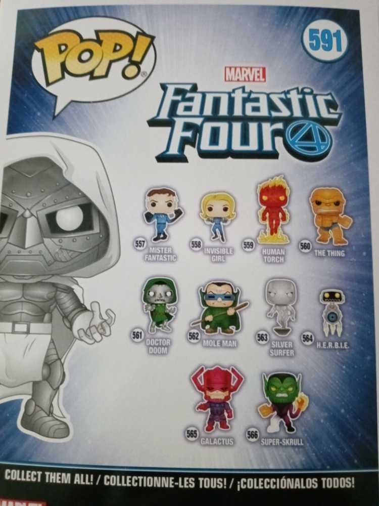 Doctor Doom (Fantastic Four) 591 Limited Edition FunSide/ Spring Convention 2020 - Funko (Fantastic Four) (Fantastic Four) action figure collectible [Barcode 889698459136] - Main Image 3