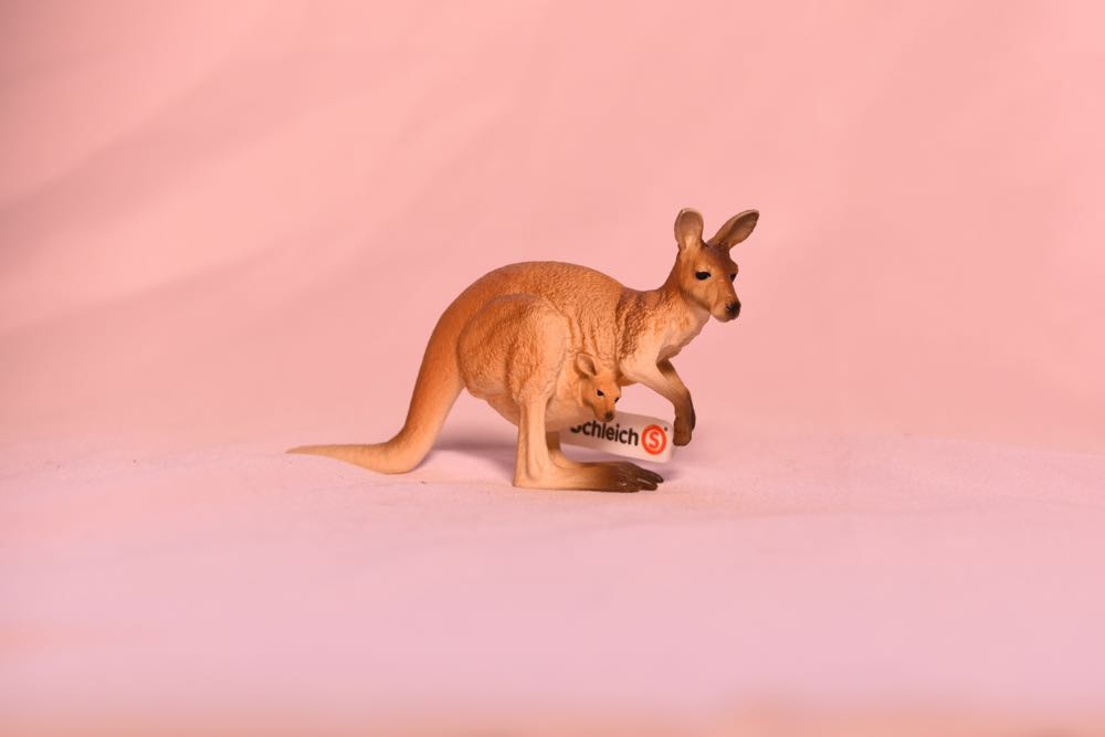 Kangaroo With Joey - Schleich action figure collectible - Main Image 1