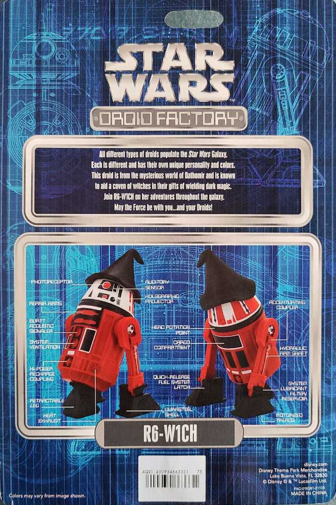 R6-W1CH - Disney Parks (Star Wars) action figure collectible [Barcode 400934663331] - Main Image 2