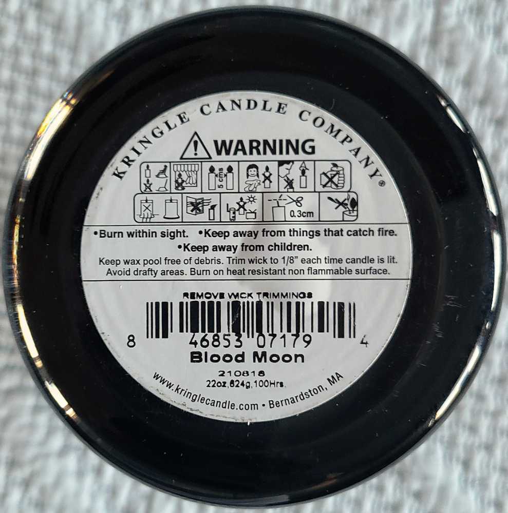 CANDLE: Halloween Kringle Blood Moon 2021 - Kringle Candle (Halloween Candles) action figure collectible [Barcode 846853071794] - Main Image 2