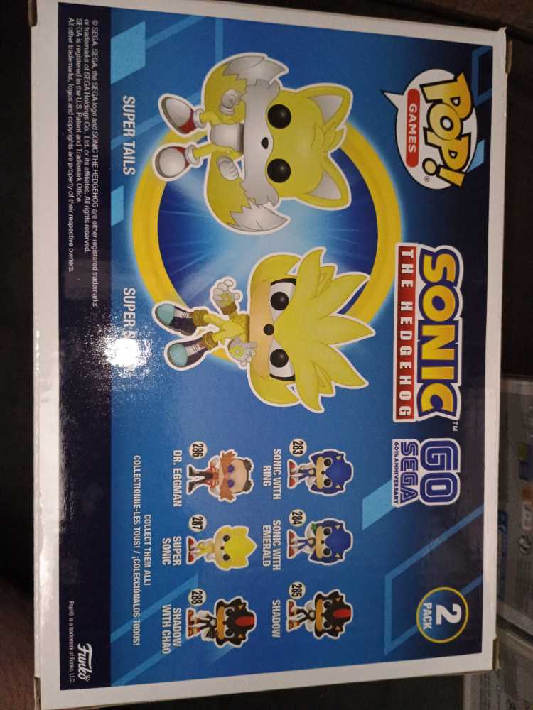 Sonic The Hedgehog 2-Pack: Super Tails & Super Silver  - Funko (Sonic The Hedgehog) action figure collectible [Barcode 889698482837] - Main Image 3