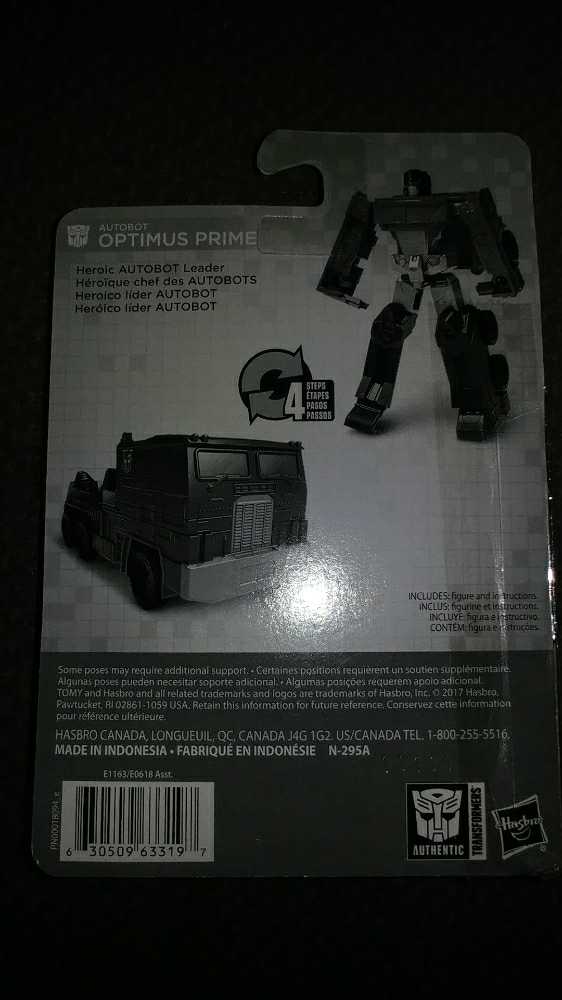 Optimus Prime (DG Exclusive 4.5”) - Hasbro (Transformers) action figure collectible [Barcode 630509633197] - Main Image 2