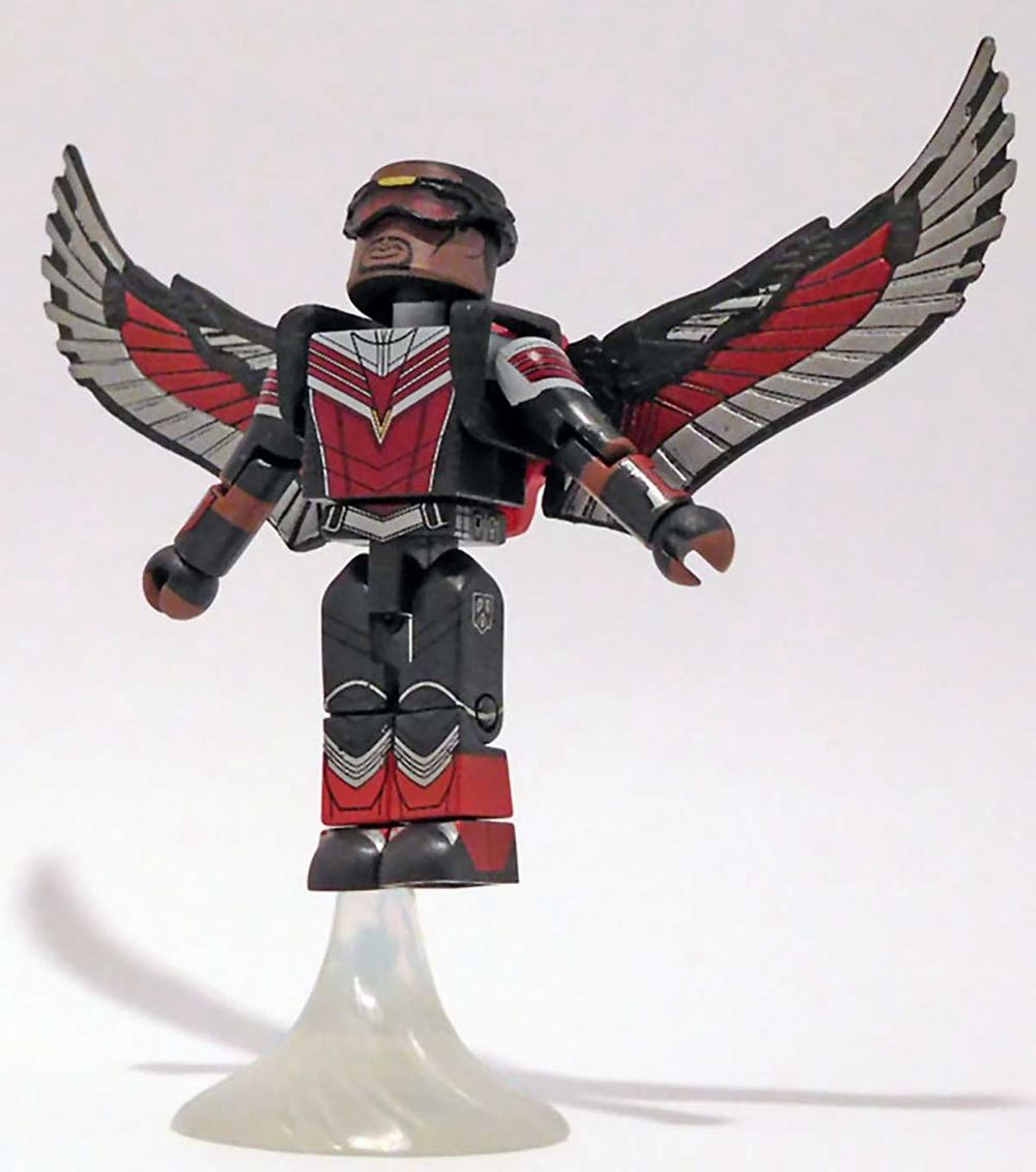 Falcon & Baron Zemo (Falcon & Winter Soldier) - Diamond Select Toys & Collectibles (MiniMates) action figure collectible [Barcode 699788840580] - Main Image 3