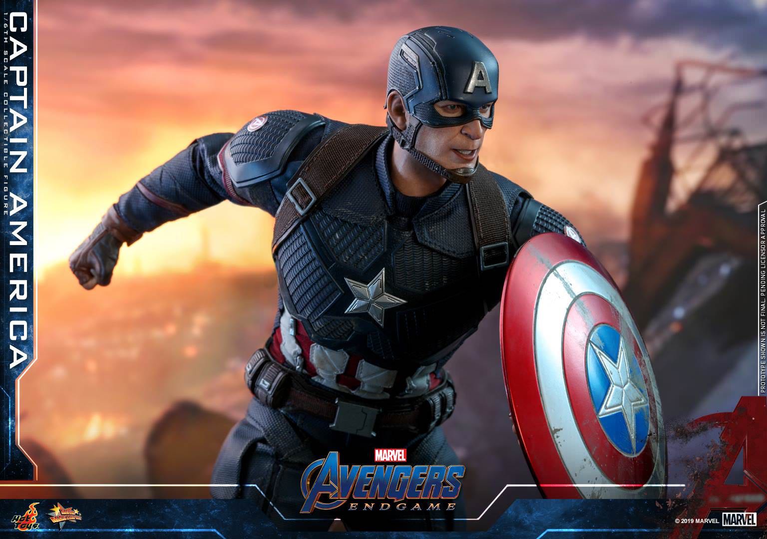 Captain America - Hot Toys (1:6 Avengers: Endgame) action figure collectible [Barcode 4895228600608] - Main Image 6