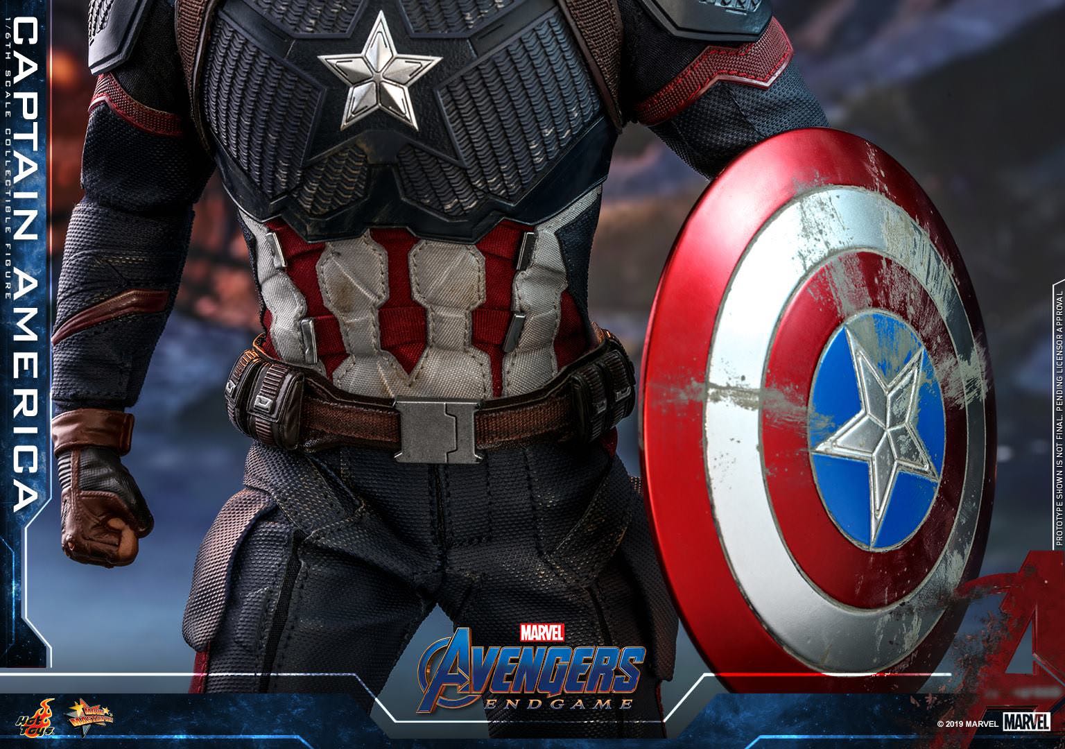 Captain America - Hot Toys (1:6 Avengers: Endgame) action figure collectible [Barcode 4895228600608] - Main Image 9
