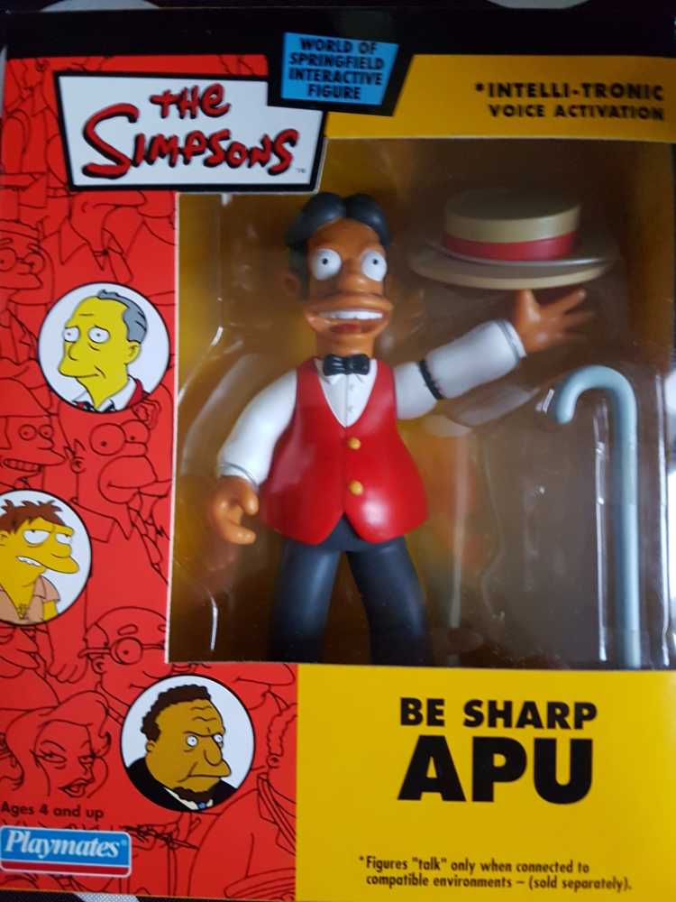 Simpsons Be Sharp Apu  action figure collectible - Main Image 1