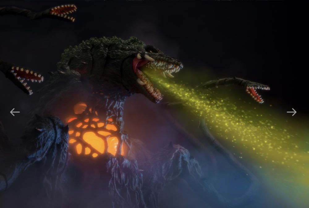 S.H. Monsterarts Biollante Special Color Version - Bandai (Godzilla) action figure collectible [Barcode 4573102610652] - Main Image 3