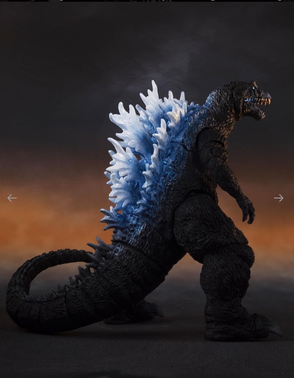 S.H. Monsterarts Godzilla (2001) Heat Ray Version - Bandai (S.H. MonsterArts) action figure collectible [Barcode 4573102610256] - Main Image 3