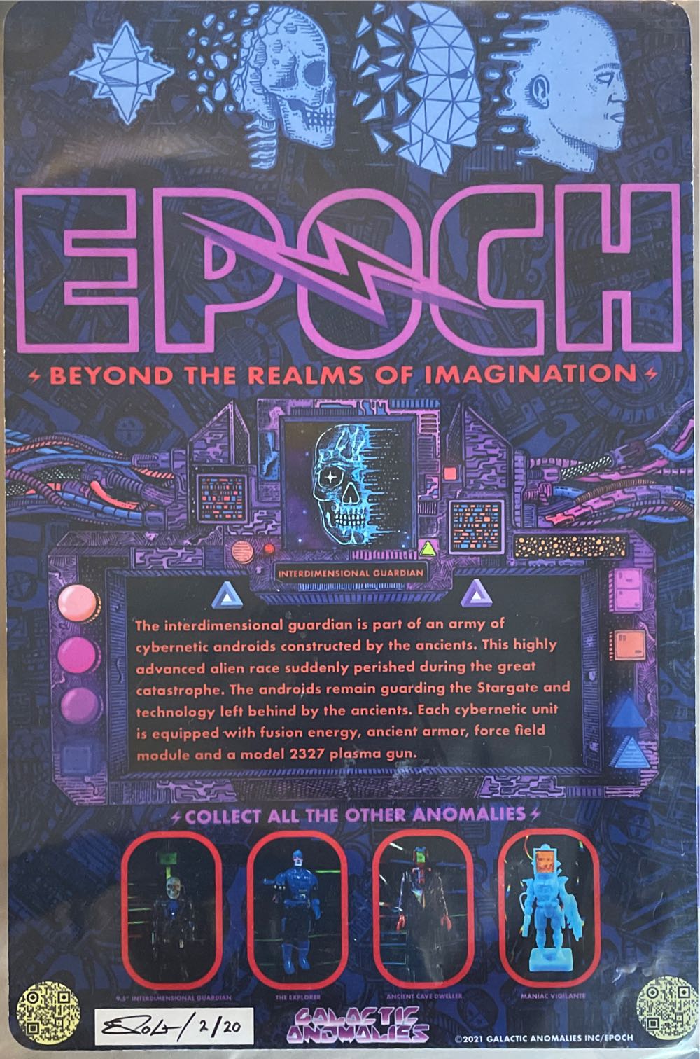 DKE B.A.T SKELETON galactic Anomalies SDCC  action figure collectible - Main Image 2