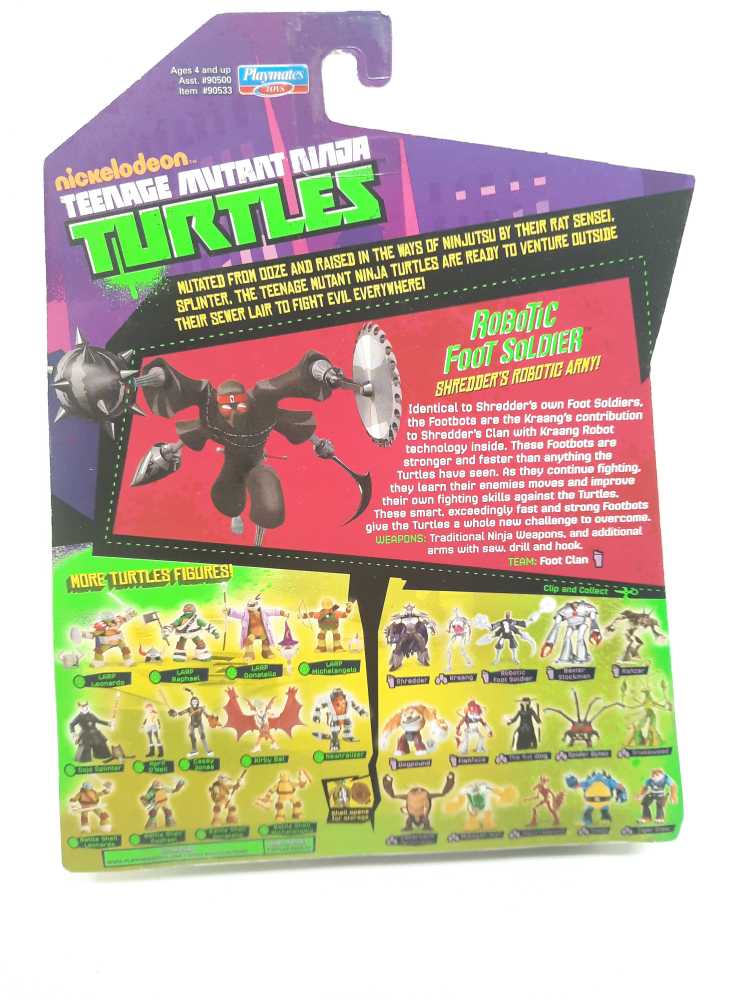 Robotic Foot Soldier - Playmates Toys (Teenage Mutant Ninja Turtles (2012)) action figure collectible [Barcode 043377905332] - Main Image 2