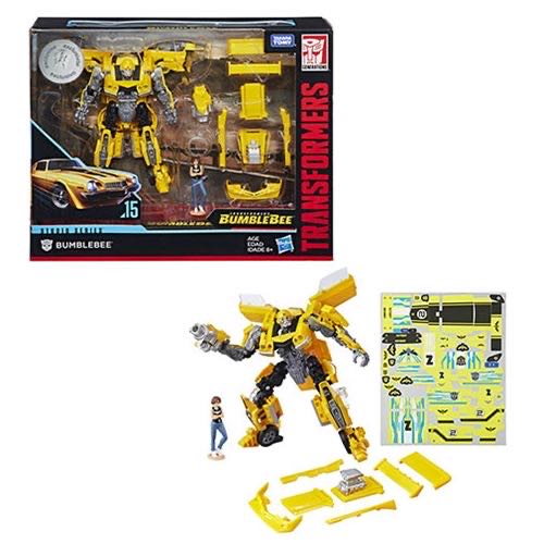 Transformers Studio Series Bumblebee And Charly Rebekah’s Garage #15 Bumblebee Movie - Hasbro (Transformers Studio Series) action figure collectible [Barcode 630509635924] - Main Image 2