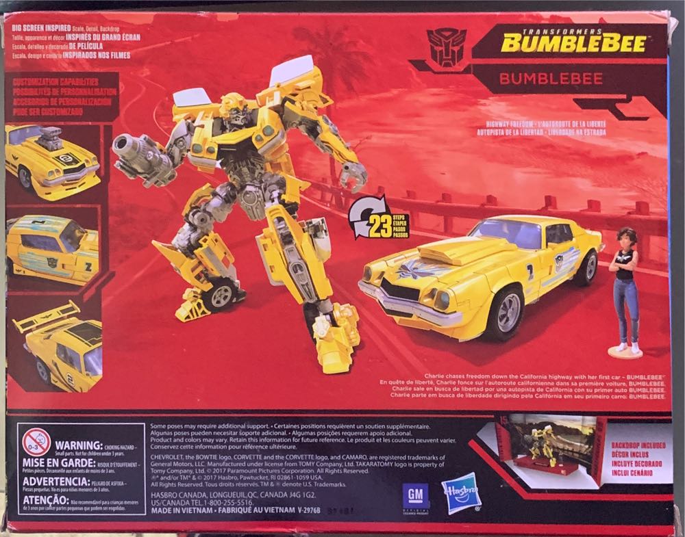 Transformers Studio Series Bumblebee And Charly Rebekah’s Garage #15 Bumblebee Movie - Hasbro (Transformers Studio Series) action figure collectible [Barcode 630509635924] - Main Image 3