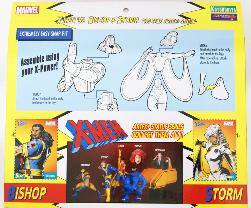 Bishop & Storm X-Men ‘92: Bishop & Storm 2-Pk - Kotobukiya (ArtFX+) action figure collectible [Barcode 190526011854] - Main Image 4