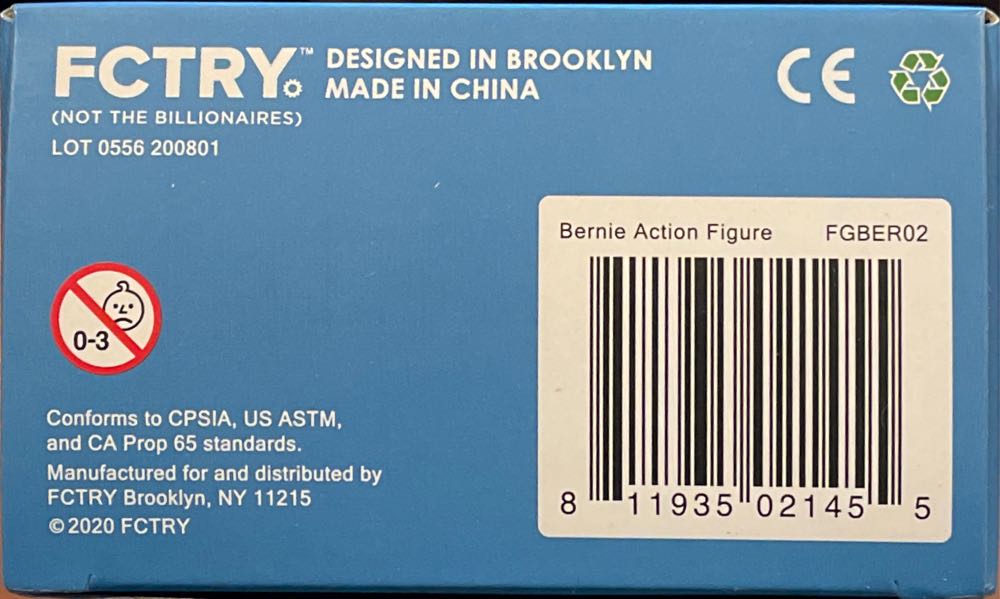 Bernie Sanders - Jailbreak Toys (Politics) action figure collectible [Barcode 811935021455] - Main Image 4