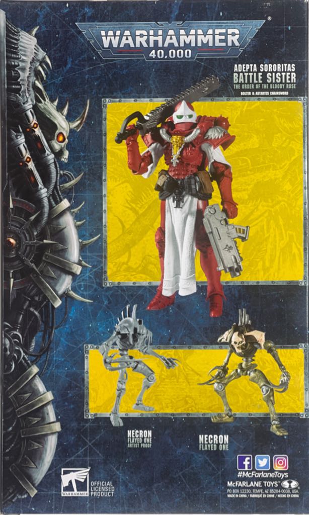 Warhammer 40k Adepta Sororitas Order Of The Bloody Rose: Battle Sister - McFarlane Toys (Warhammer 40000) action figure collectible [Barcode 787926109221] - Main Image 2