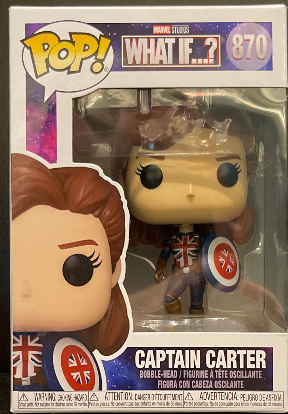 Captain Carter #870 - Funko (Marvels What If...?) (Marvels What If...?) action figure collectible [Barcode 889698558112] - Main Image 2