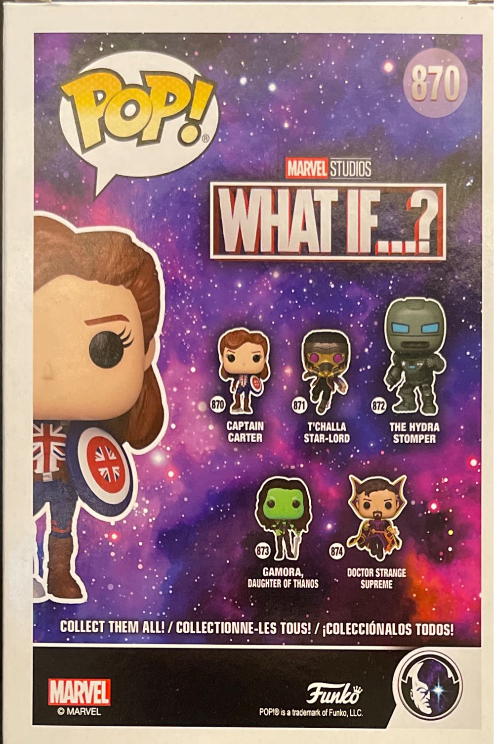 Captain Carter #870 - Funko (Marvels What If...?) (Marvels What If...?) action figure collectible [Barcode 889698558112] - Main Image 3