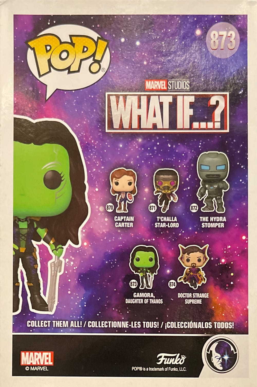 Gamora, Daughter Of Thanos  #873 - Funko Pop! Television (Marvels What If...?) action figure collectible [Barcode 889698558143] - Main Image 2