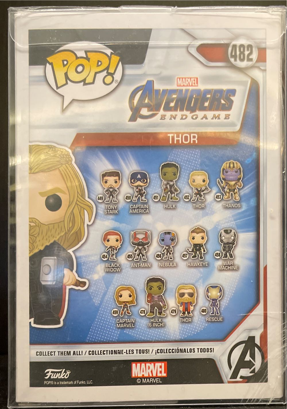 Funko Pop! Marvel #482 Thor - Funko Pop! (Thor) action figure collectible - Main Image 2