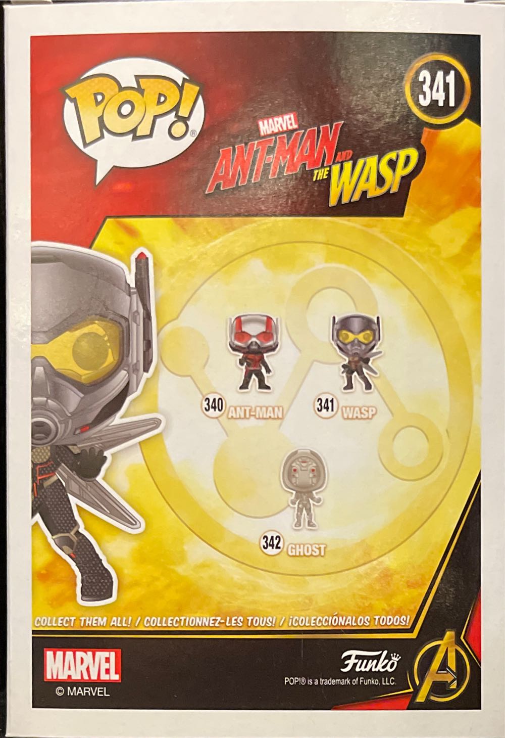 Funko Pop! Marvel #341 Wasp - Funko Pop! (Wasp) action figure collectible - Main Image 2