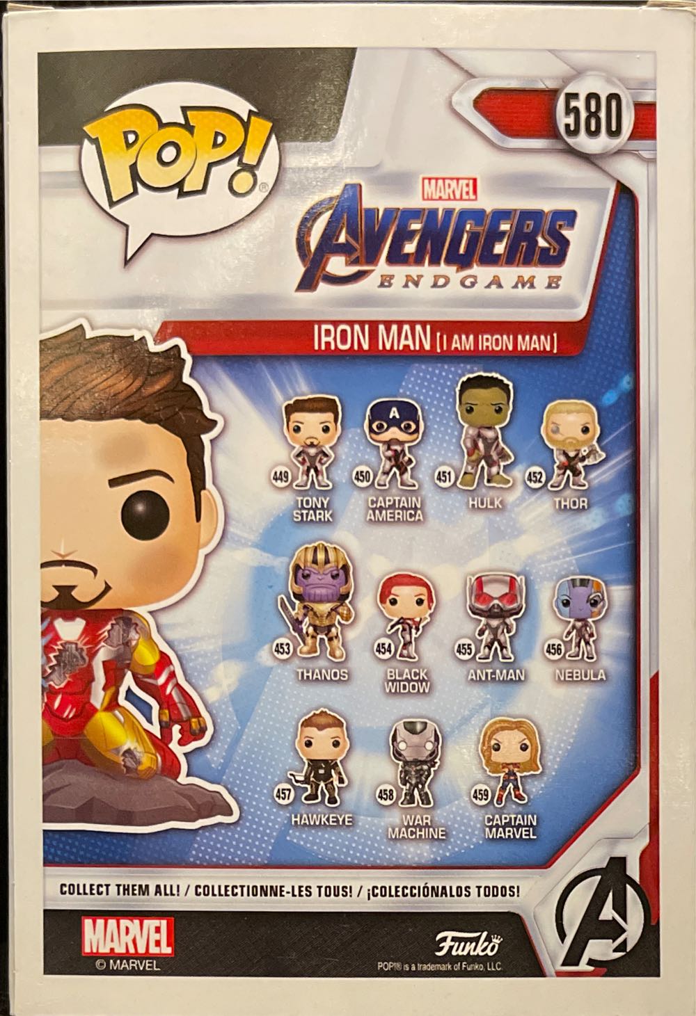 Funko Pop! Marvel #580 Iron Man (I Am Iron Man) - Funko Pop! (Iron Man) action figure collectible - Main Image 2