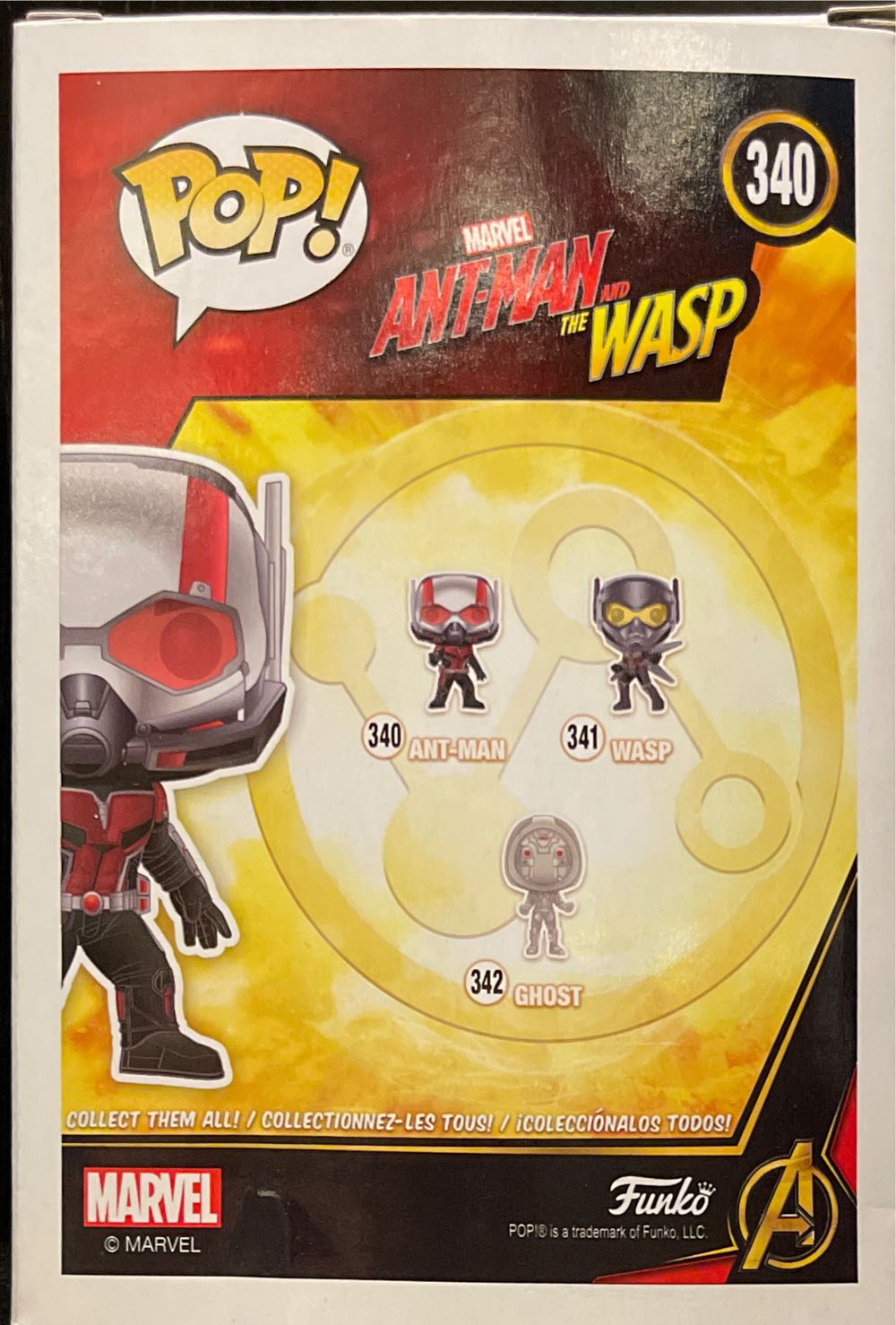 Funko Pop! Marvel #340 Ant-Man - Funko Pop! (Ant-Man) action figure collectible - Main Image 2