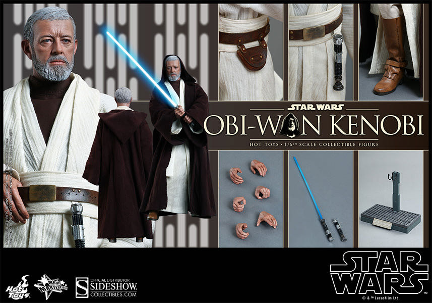Hot Toys MMS 283 A New Hope Obi-Wan Kenobi - Hot Toys (Obi-Wan Kenobi) action figure collectible - Main Image 2