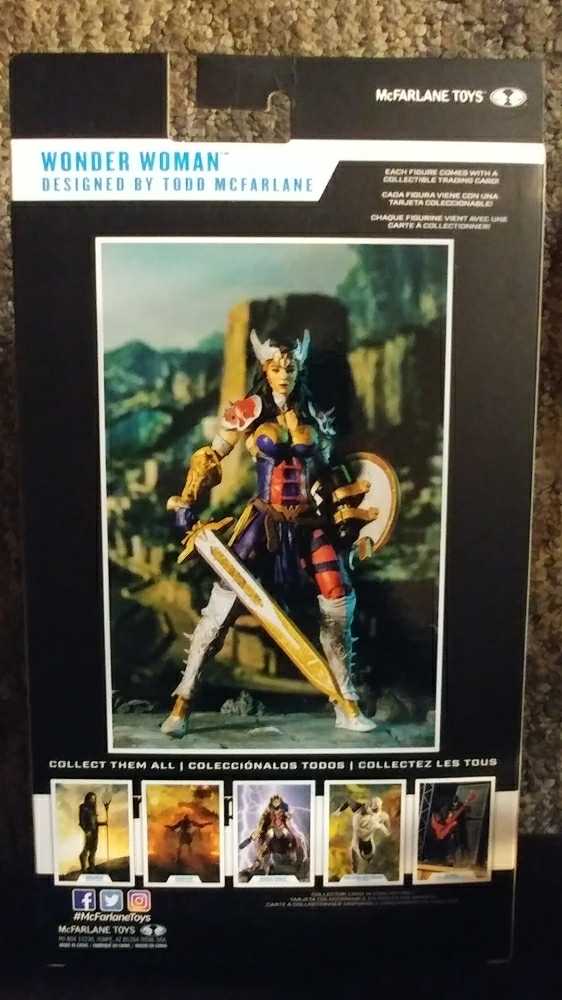 Wonder Woman™ Designed By Todd McFarlane - McFarlane Toys (DC Multiverse) action figure collectible [Barcode 787926151855] - Main Image 2