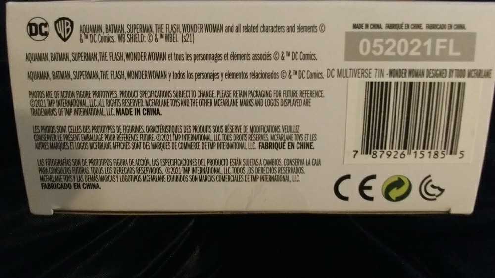 Wonder Woman™ Designed By Todd McFarlane - McFarlane Toys (DC Multiverse) action figure collectible [Barcode 787926151855] - Main Image 4