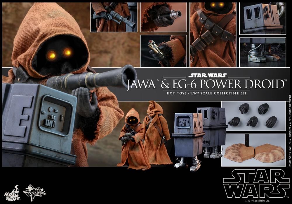 Hot Toys MMS 554 A New Hope Jawa & Gonk Droid - Hot Toys (Jawa) action figure collectible - Main Image 2