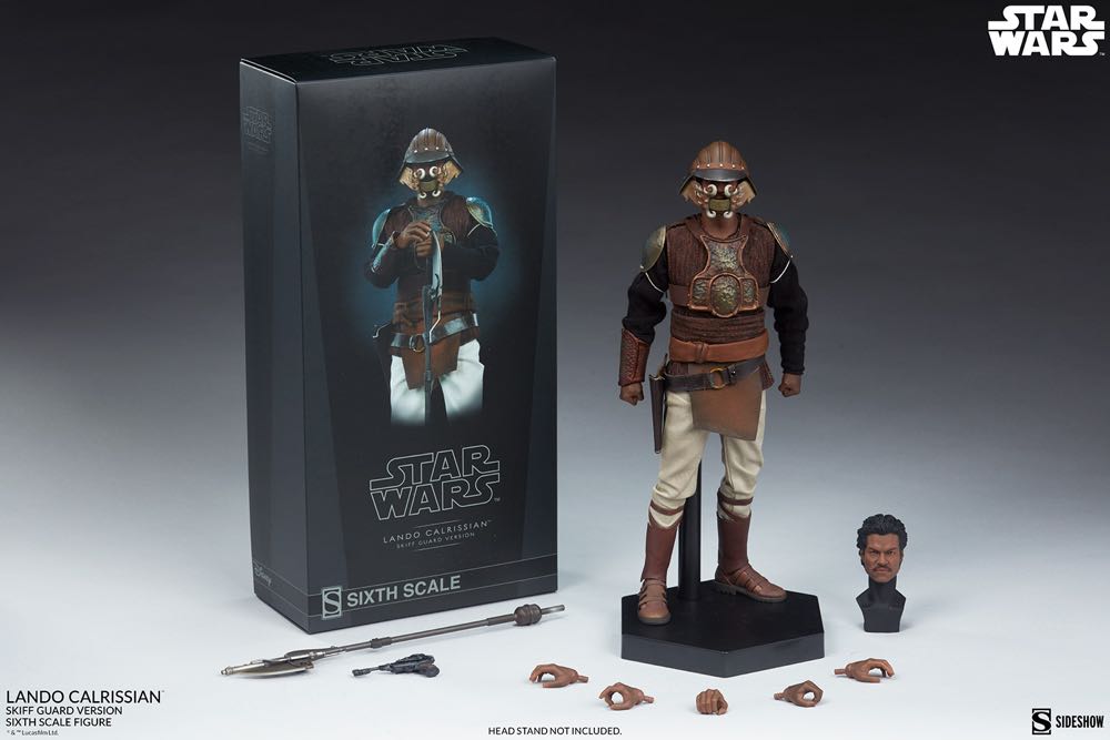 Sideshow Return Of The Jedi Lando Calrissian (Skiff Guard) - Sideshow Collectibles (Lando Calrissian) action figure collectible - Main Image 2